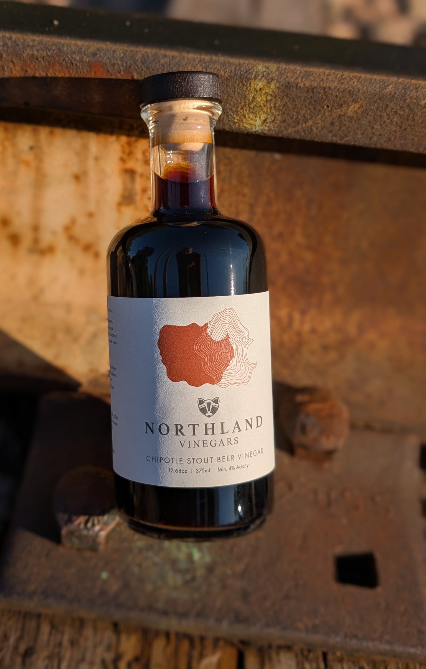 Chipotle Stout Beer Vinegar: 12 oz